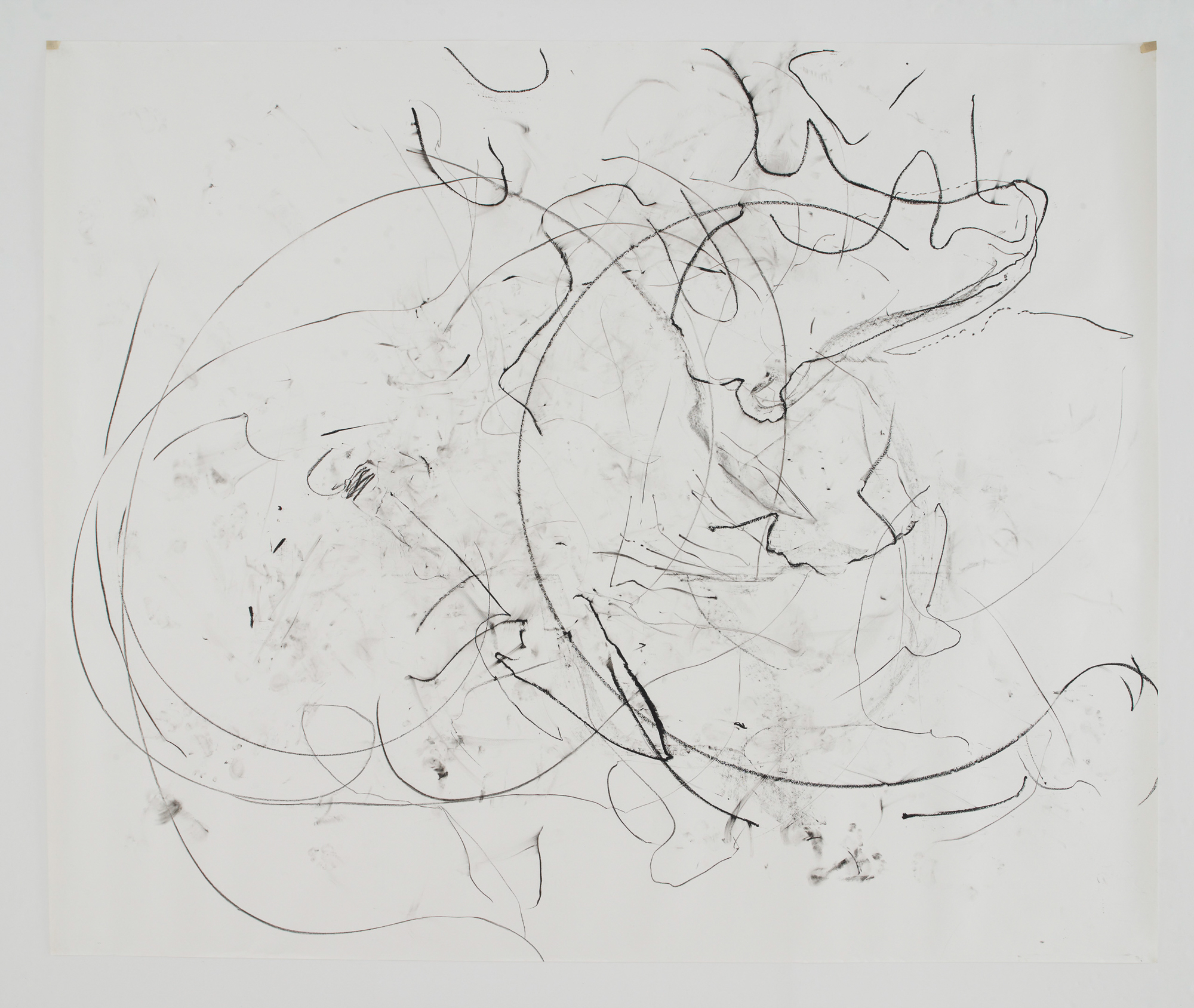 Untitled (Montpellier) from It’s a Draw, 2002 Charcoal on paper 130 x 106.75 inches (330.2 x 271.1 cm)