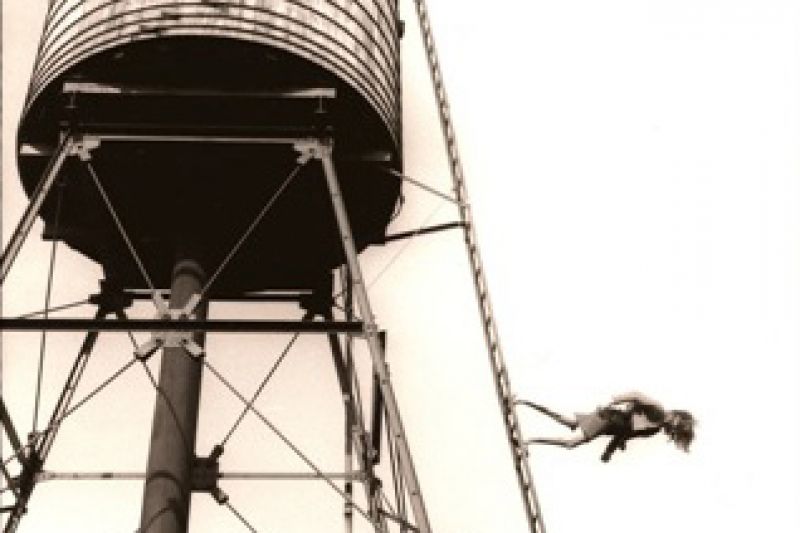 Woman Walking Down a Ladder (1973)